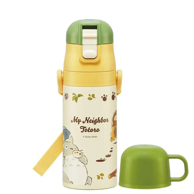 STUDIO GHIBLI - Totoro Catbus Double Opening Thermos Bottle - Figurine